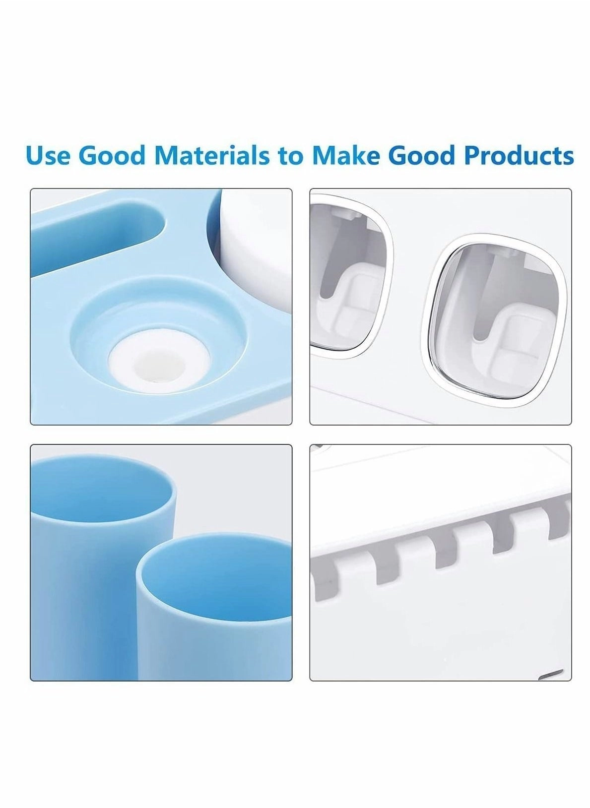 Toothbrush Holder - 5 toothbrush slots Wall Mounted