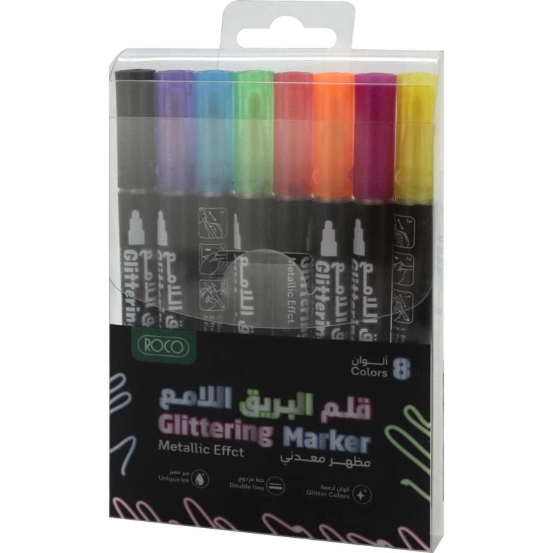 Roco Metallic Color Set - Assorted Color Round Tip