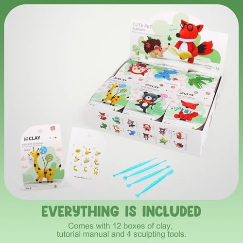 AIR DRY CLAY - FOAM CLAY SCULPTING TOOLS Kit