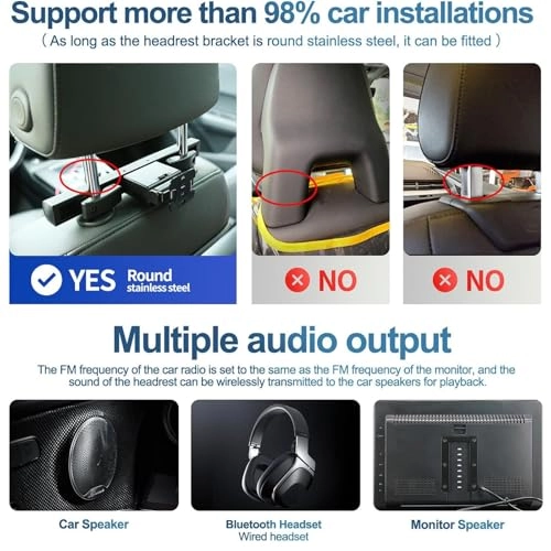 Car Headrest Monitor - 1920 x 1080 11.6''