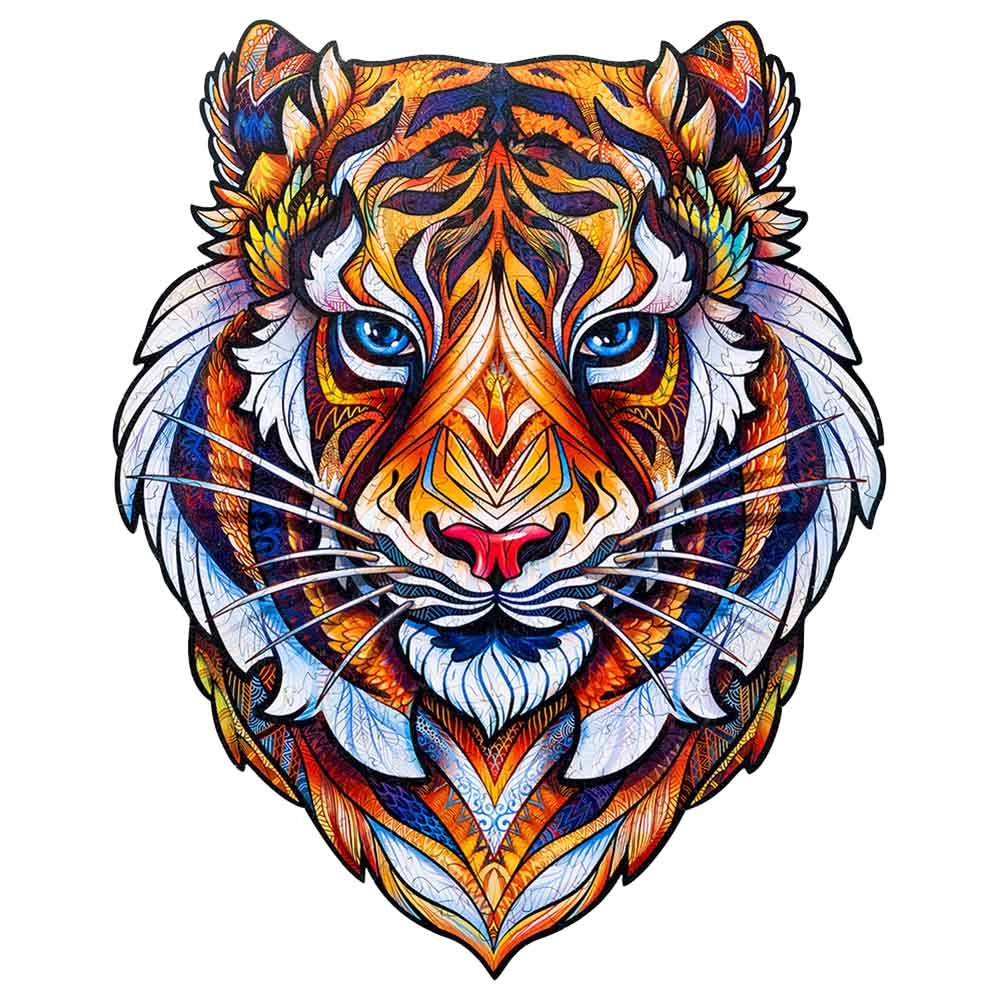 Lovely Tiger Wooden Puzzle (4107390-TIGER_KS) - 273 pcs