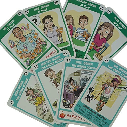 Happy Families: Green Family Edition - Card Game