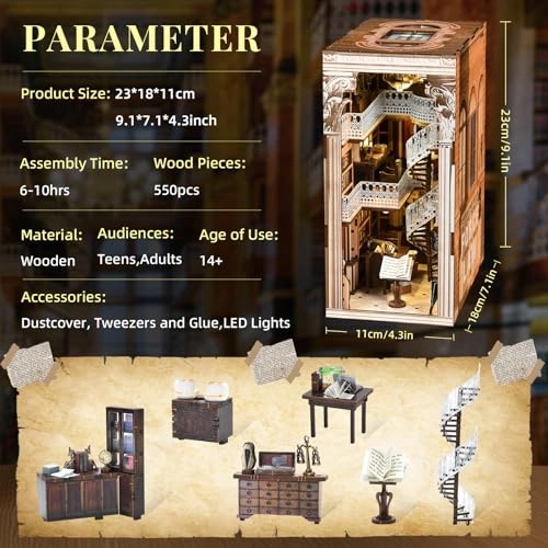 Book Nook - 3D Wooden LED Light