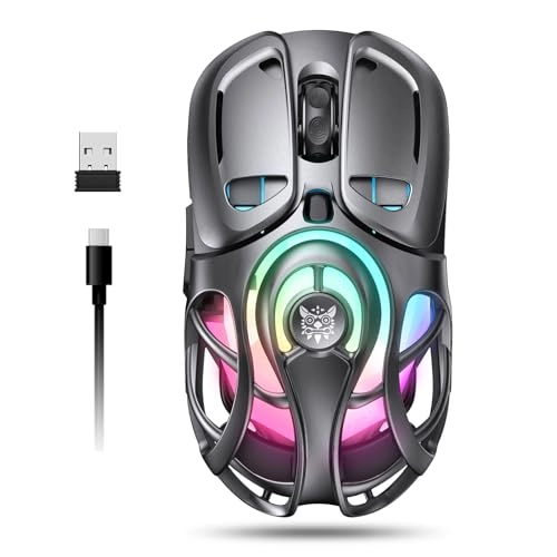 Tri-Mode Wireless Gaming Mouse - 2.4G/Bluetooth/USB-C