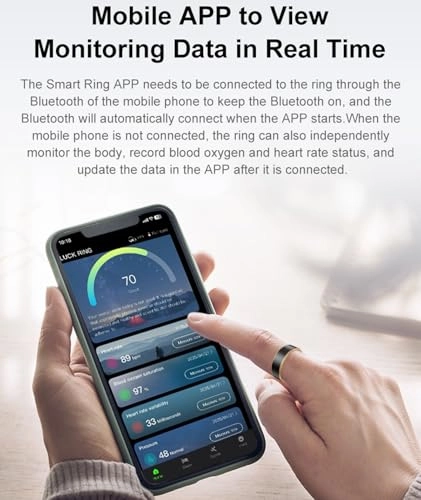 Smart Ring - Heart Rate Monitor Sleep Monitor Waterproof