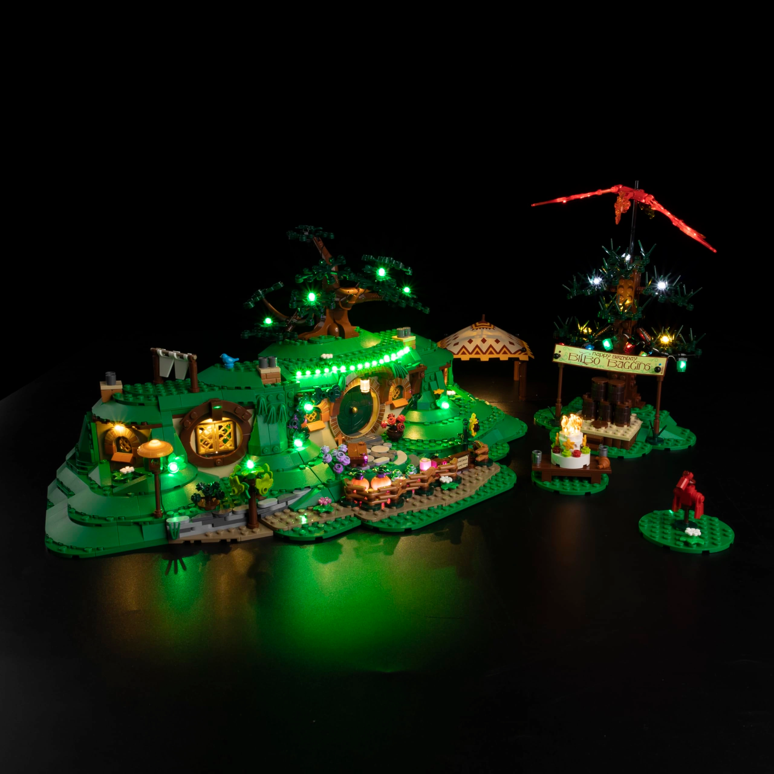Kyglaring LED Lighting Kit for LEGO Shire Building Set The Lord of The Rings 10354
