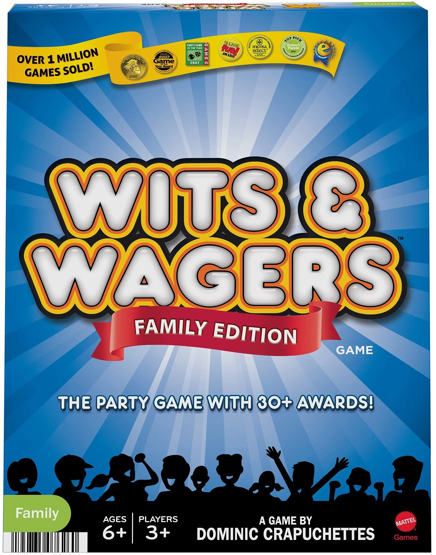 Mattel Games Wits & Wagers: Family Edition