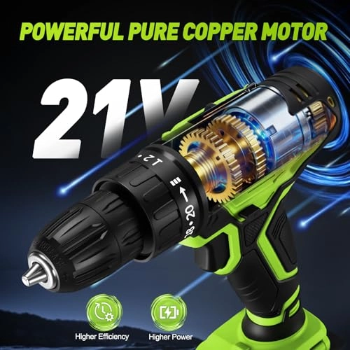 Cordless Drill - 2.0Ah 21V