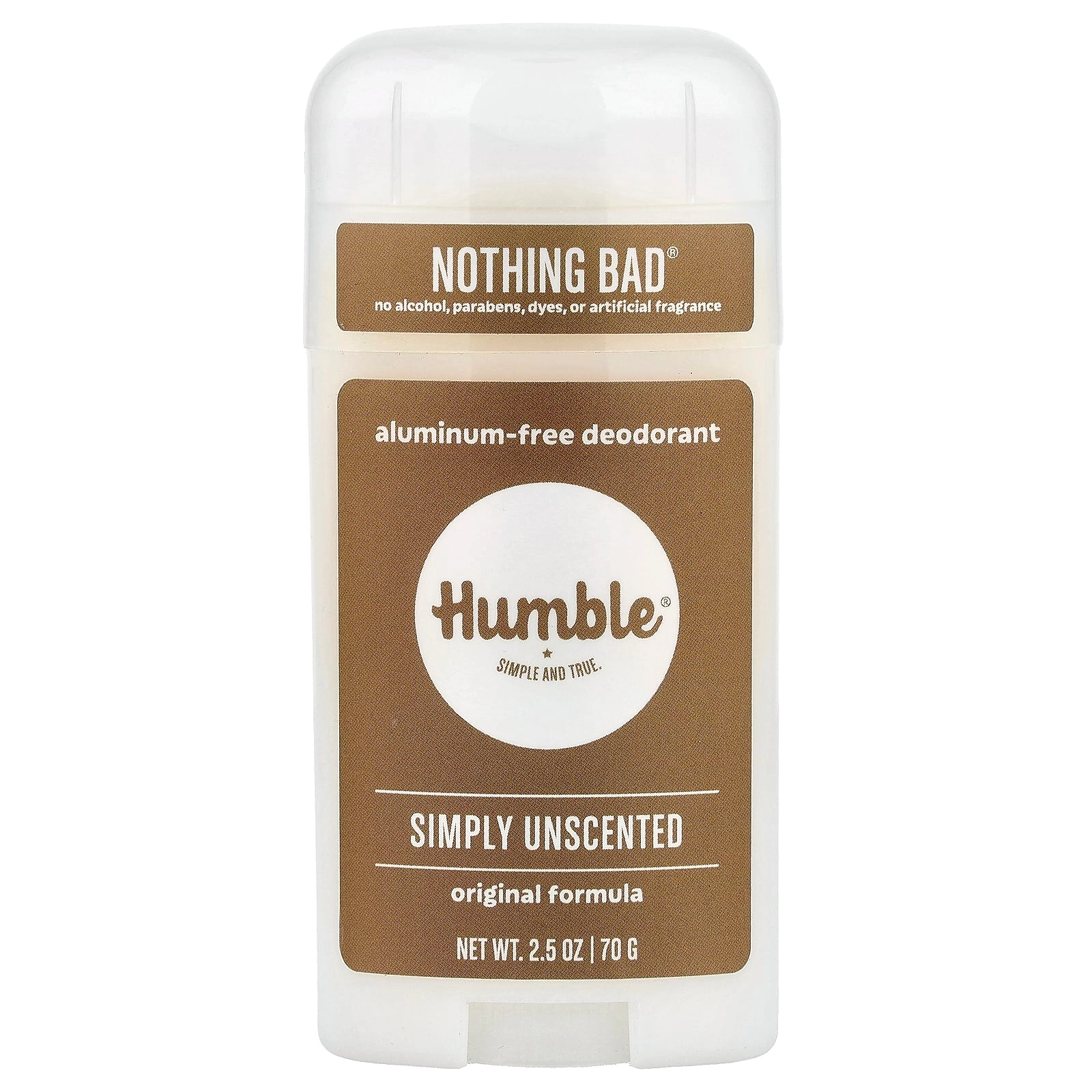 Aluminum-Free Deodorant - Simply Unscented 2.5 oz (70 g)