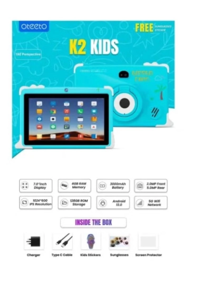 K2 Tablet - 4GB 7 Inch 128GB