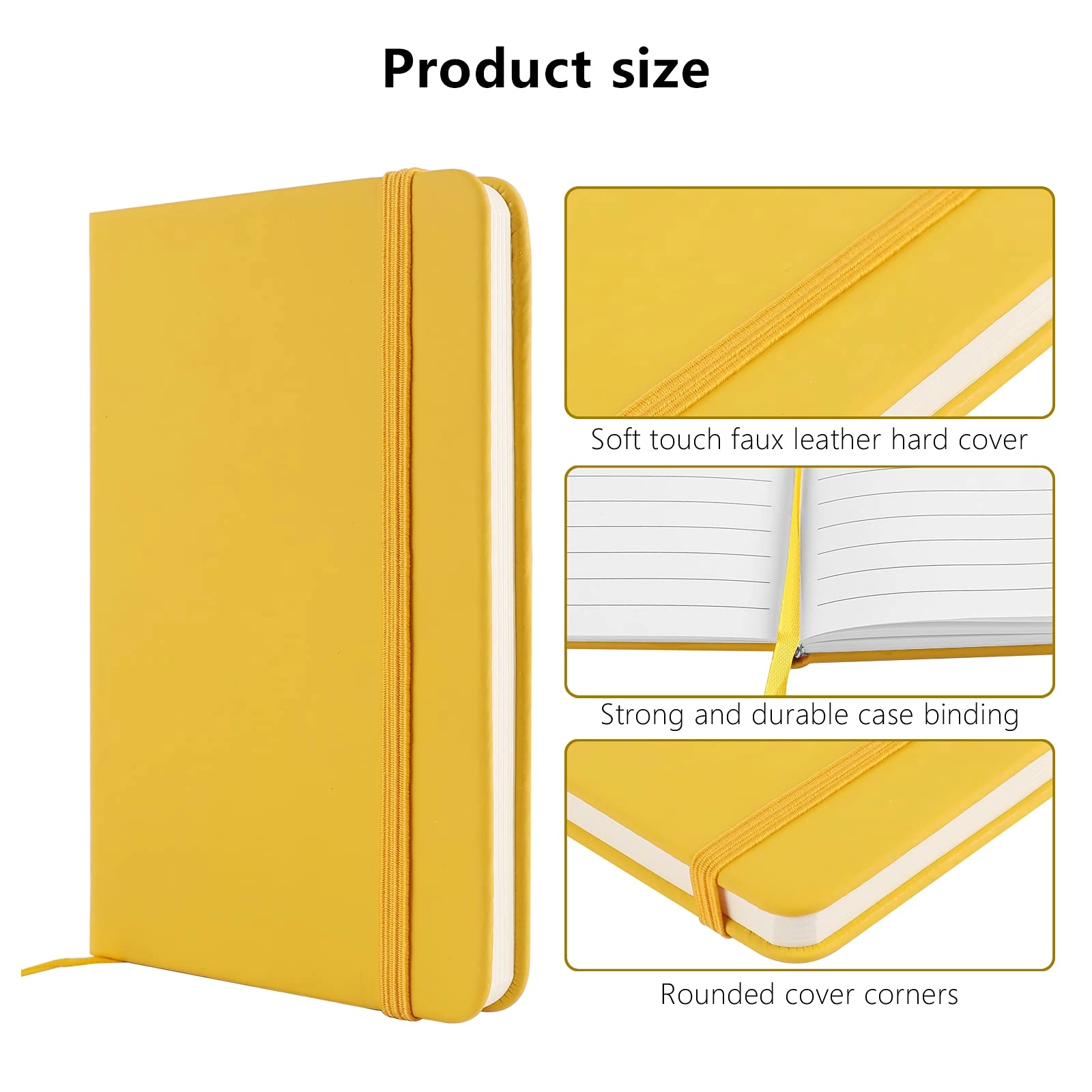 A6 Notebooks A6 Hardcover - Lined 80 Sheets