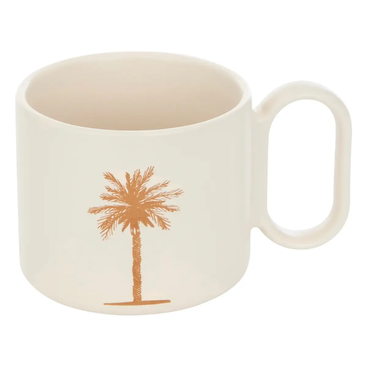 Sunshine Stoneware Espresso Cup - Palm print - 500 ml