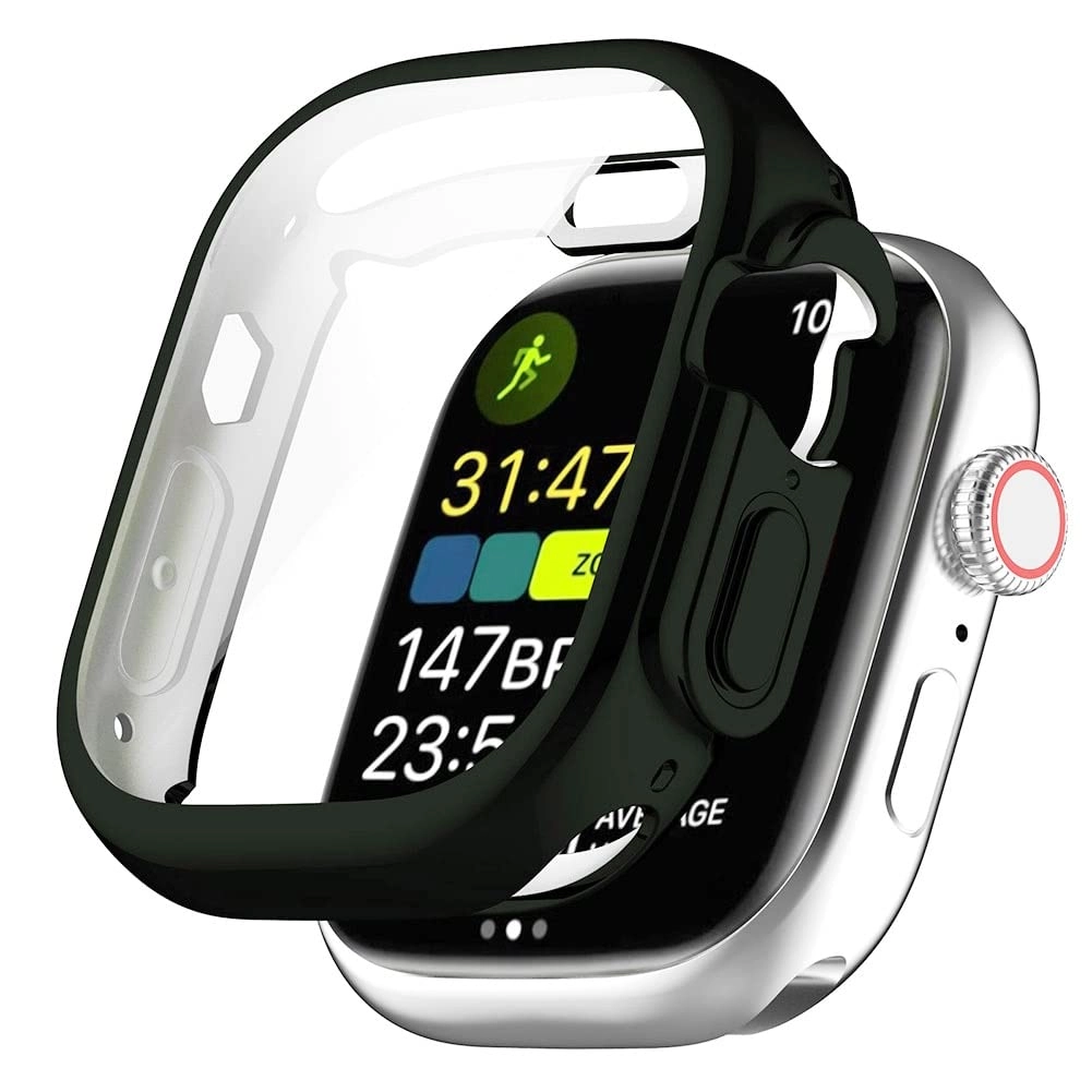 HAODEE Bumper Case for Apple Watch Ultra 49mm - Shockproof Scratch-resistant Green TPU