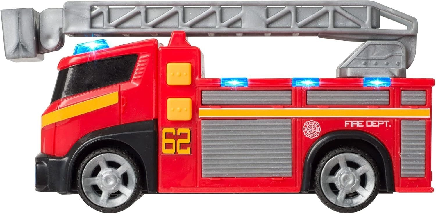 Mean Machines Light And Sound Fire Engine - Red 3+