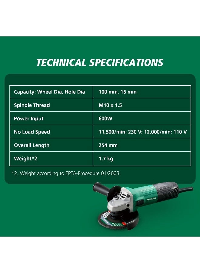 G10SS2C1Z - 4 Inch (100mm)