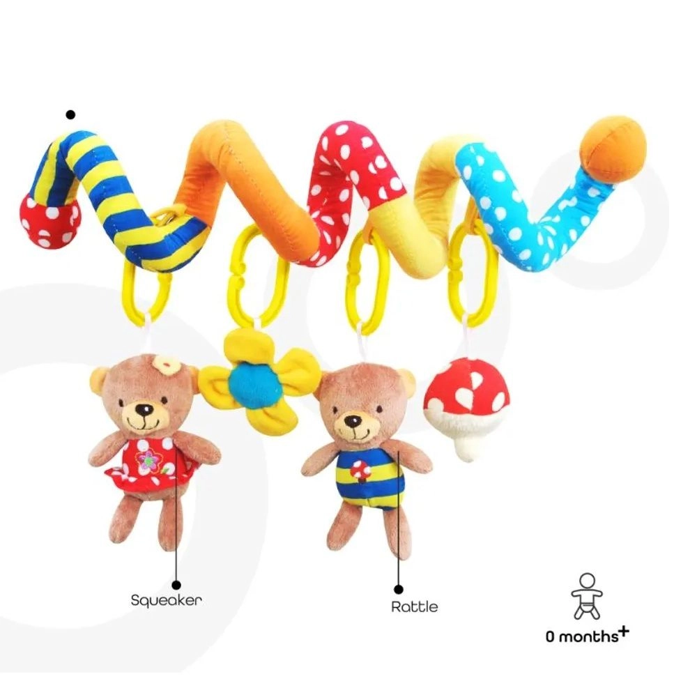 Spiral Activity Hanging Bee Toys - 0 months & above