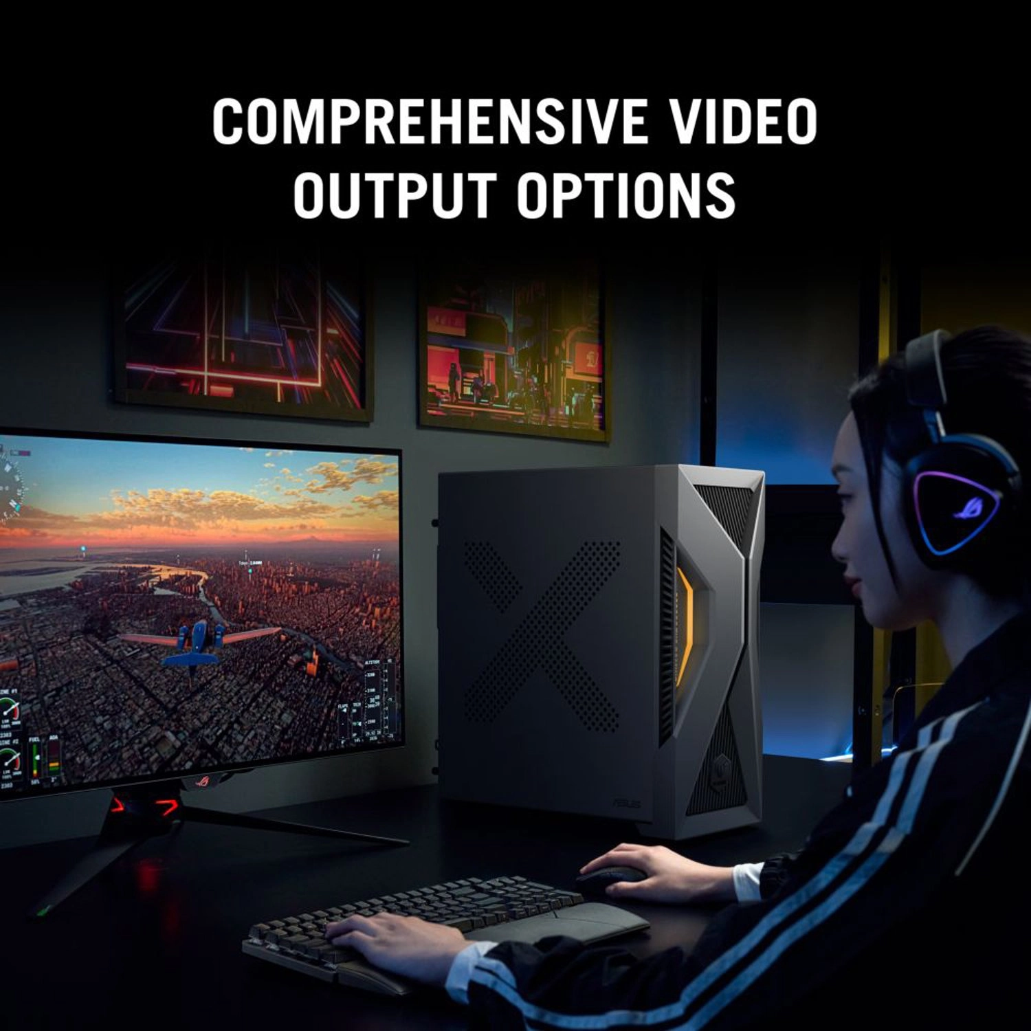 Gaming Mini Tower (2025) T500MV-13420H421W Intel Core i5-13420H 16GB NVIDIA GeForce RTX 3050 512GB