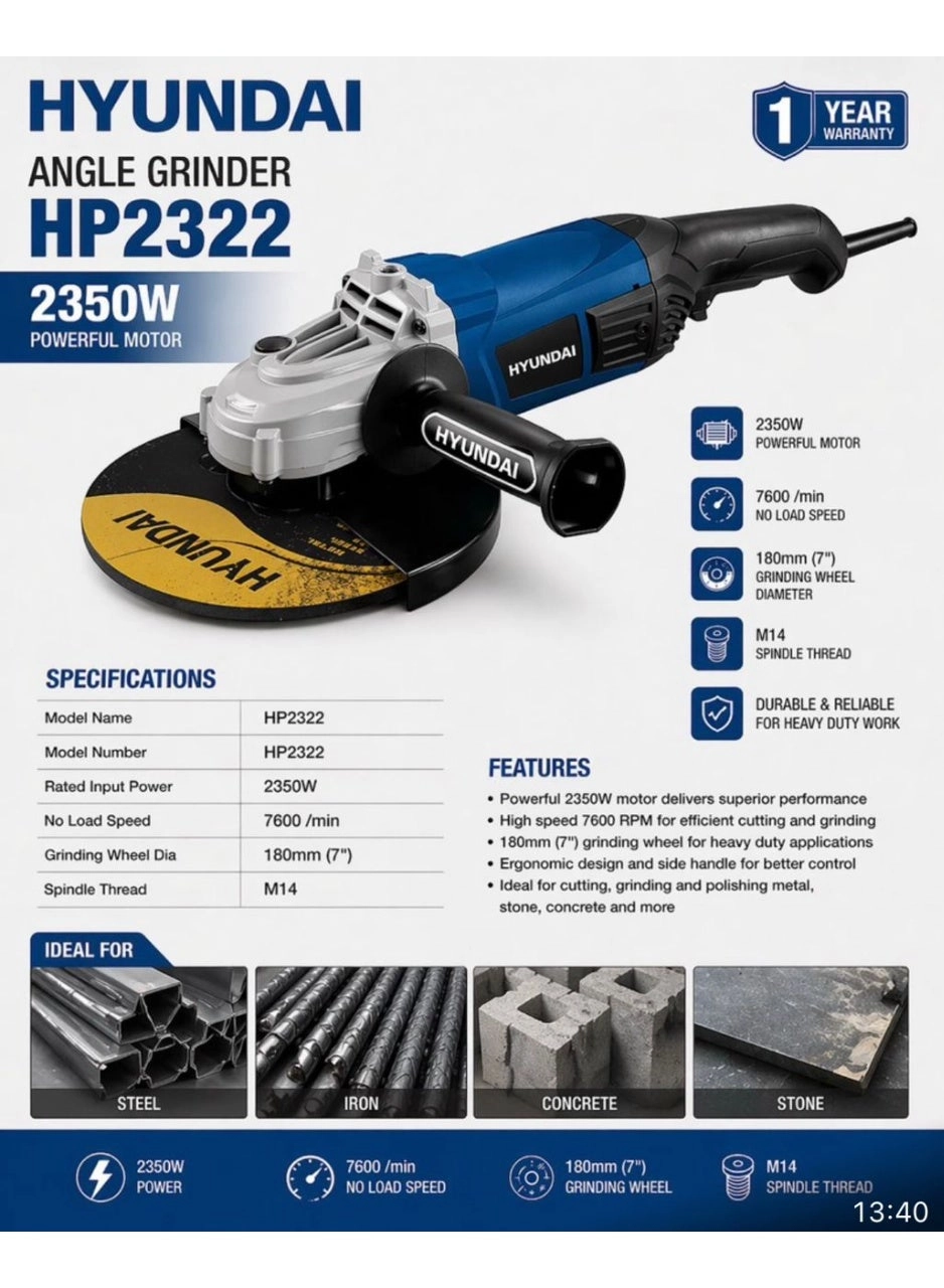 HP2322 - 180mm