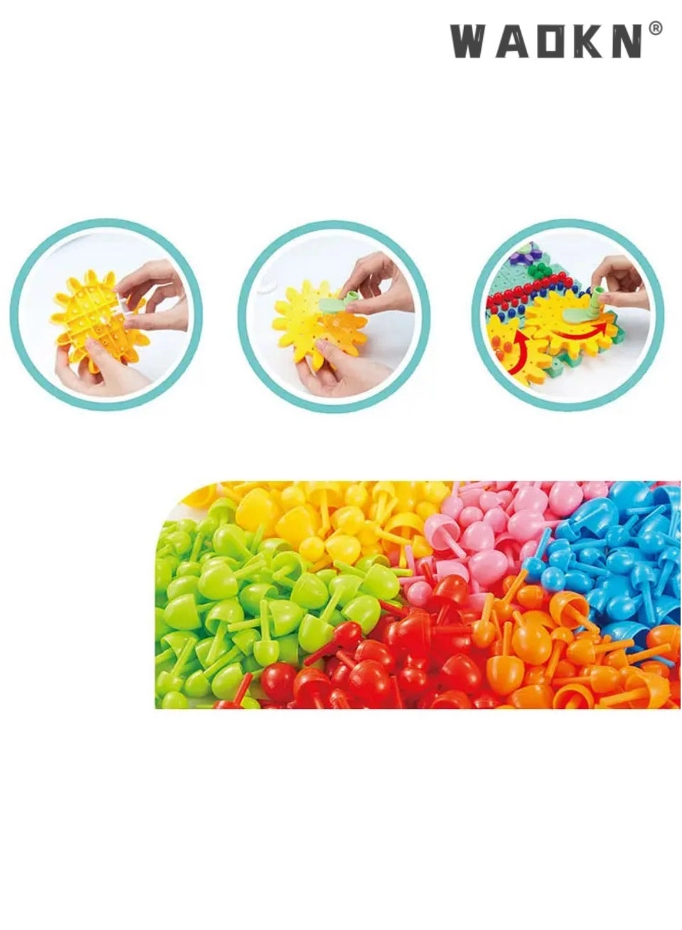 Waffle Blocks - 35 pcs