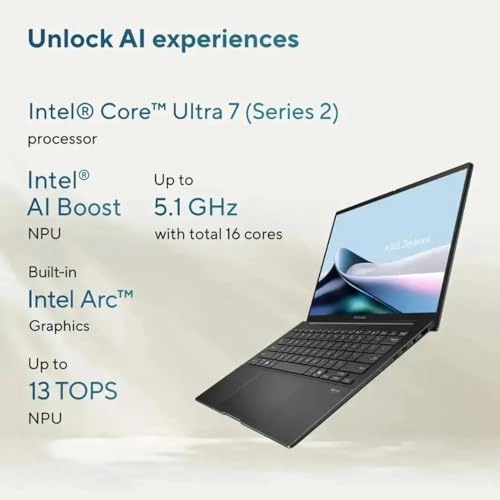 Zenbook - 14'' Core Ultra 7 255H 16GB DDR5 512GB SSD