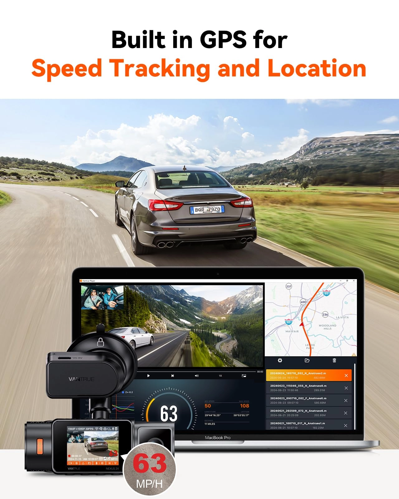 Suction Cup Mount - GPS Receiver Module Type C USB Port