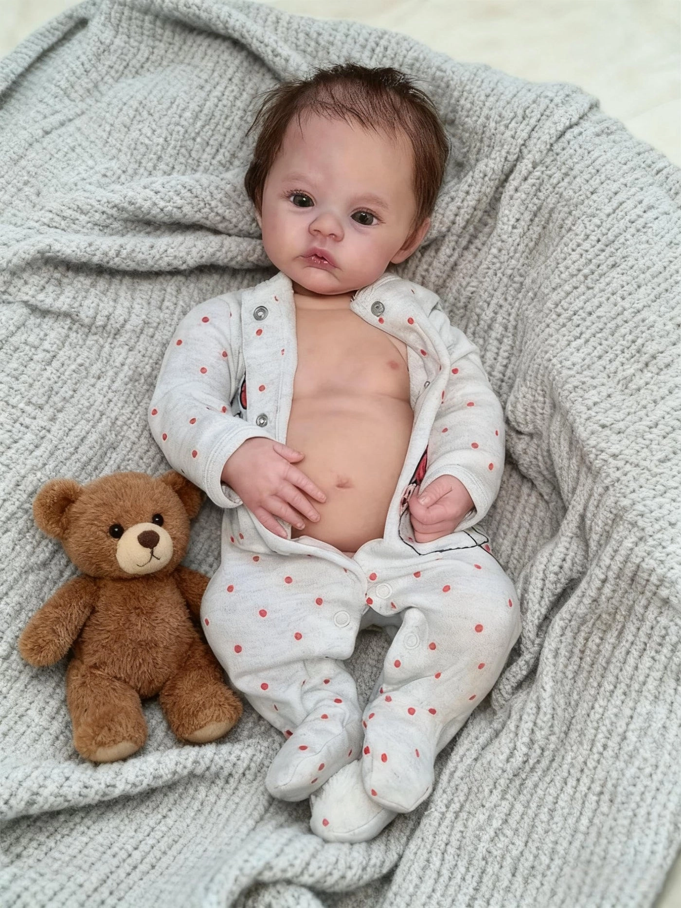 Meadow Reborn Baby Doll - 18 inch Full Body Vinyl Poseable Ages 3+