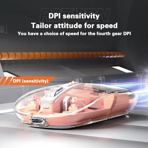 Transparent Mini Mouse - Bluetooth