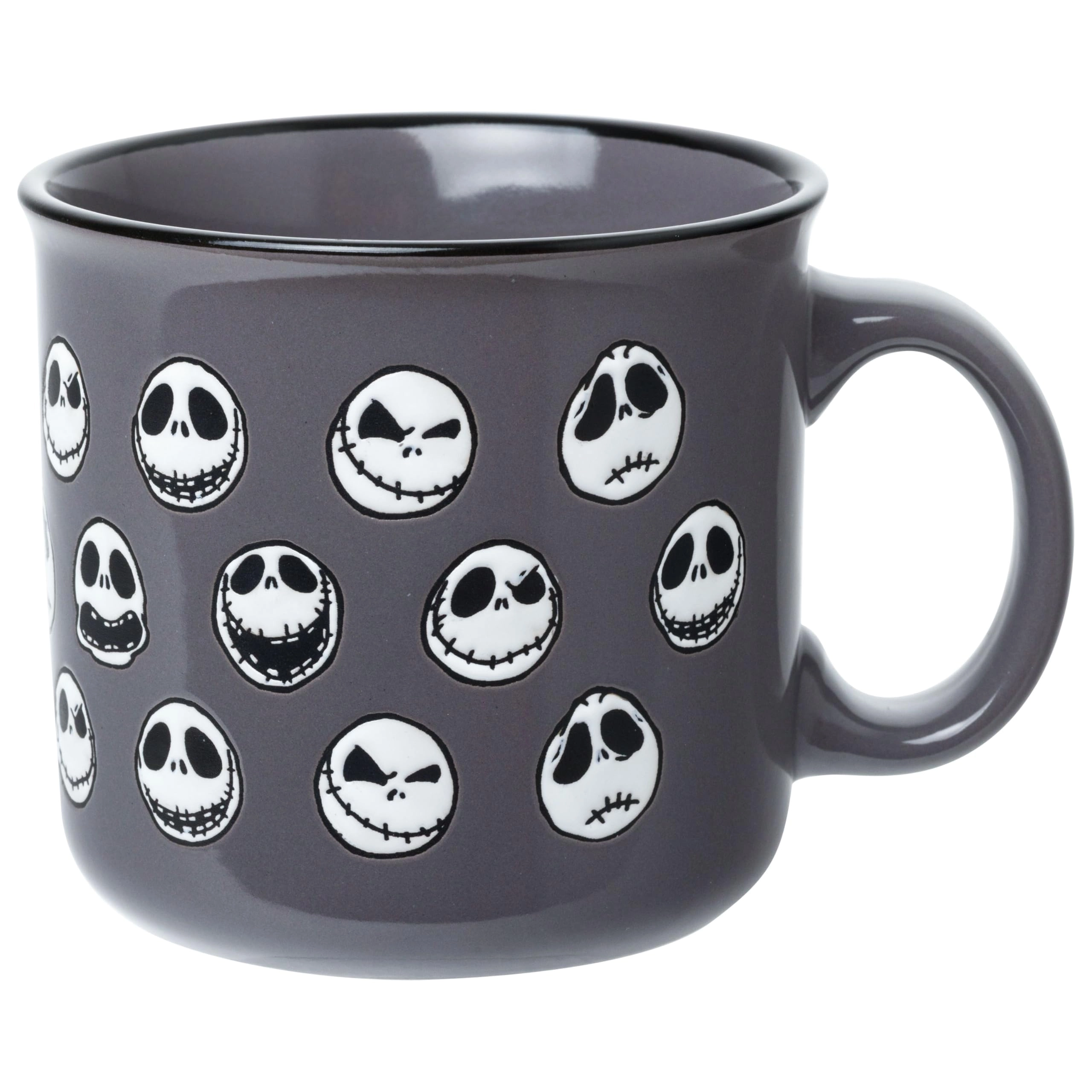 Silver Buffalo Nightmare Before Christmas Jack Expressions Wax Resist Ceramic Camper Mug - 1 pcs