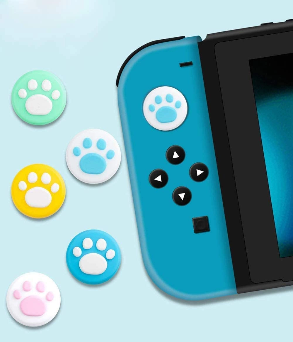 Silicone Analog Controller Thumb Stick Joystick Grips Cap - Switch NS & Switch Lite