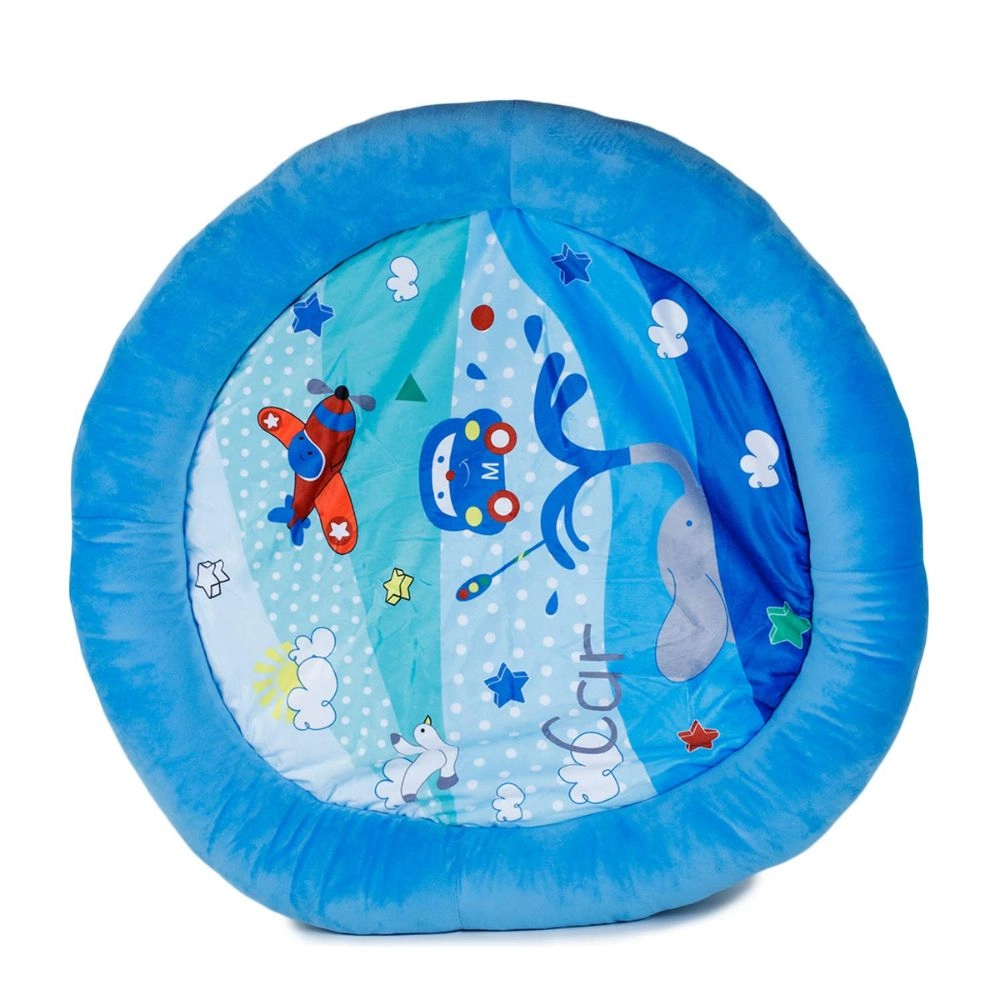Baby Round Comfy Play Mat Activity Gym - car and airplane 0 months