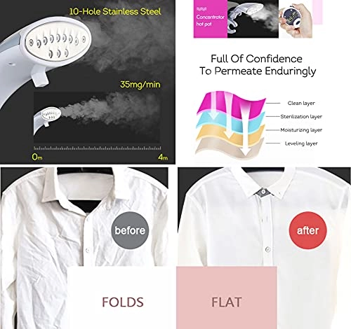 Vertical Garment Steamer - 1.8L 1500W 10 gears Purple