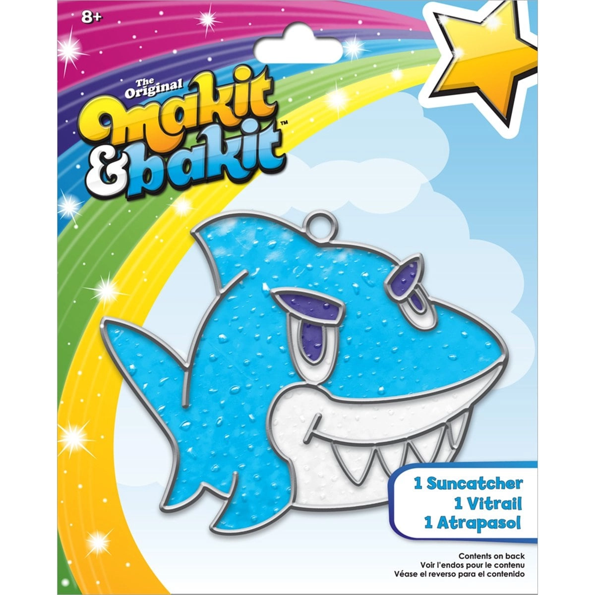 MZA STORES Makit and Bakit Suncatcher Kit Shark