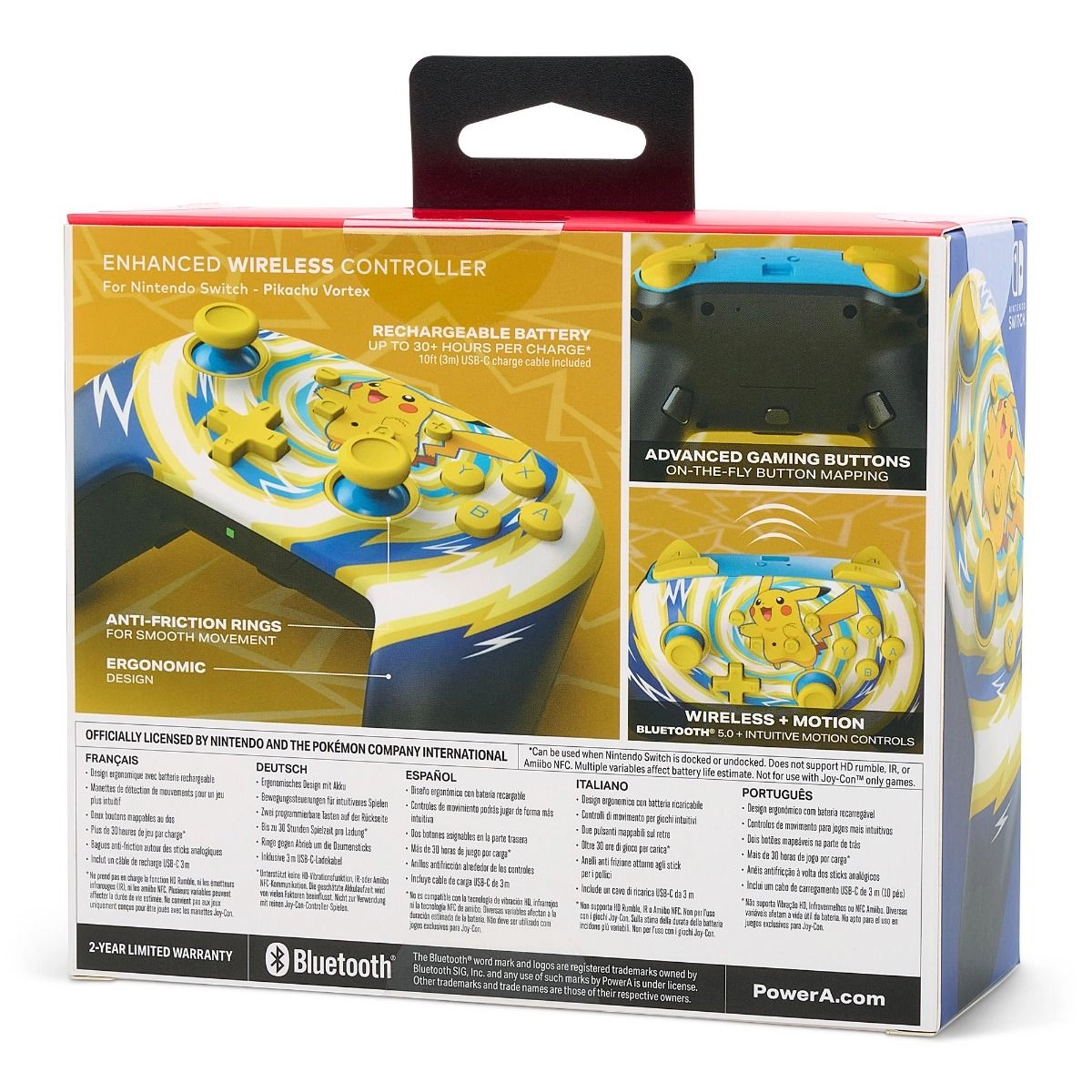 Advantage wireless controller - Pokemon Mega Evolutions Nintendo Switch