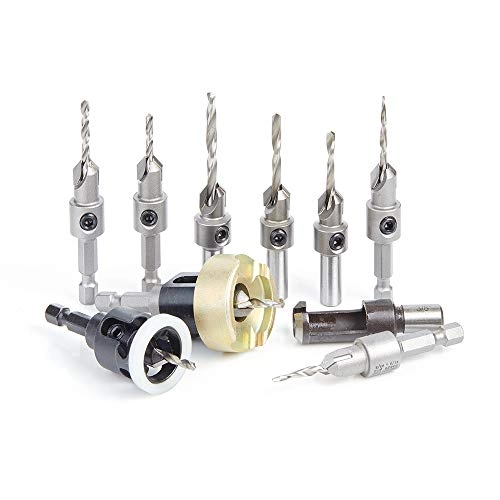 Amana Tool Carbide Tipped Countersink Drill Bit - 10-Pc