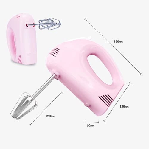 Household electric mixer - 5-speed stainless steel