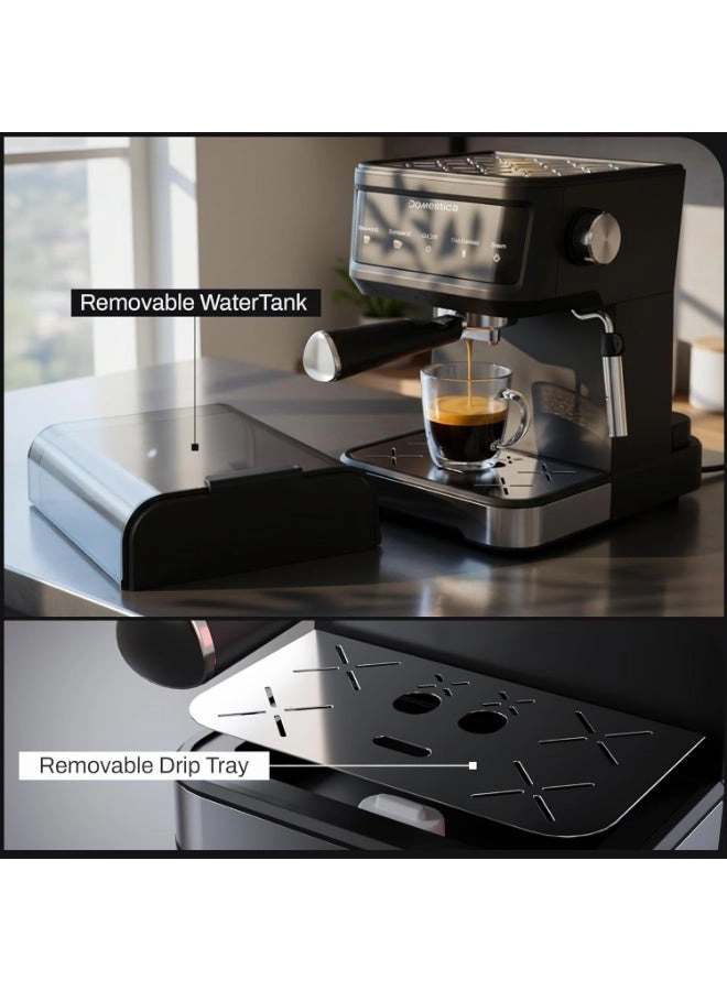 Brewcraft Pro - 20 Bar Smart Touch Milk Frother