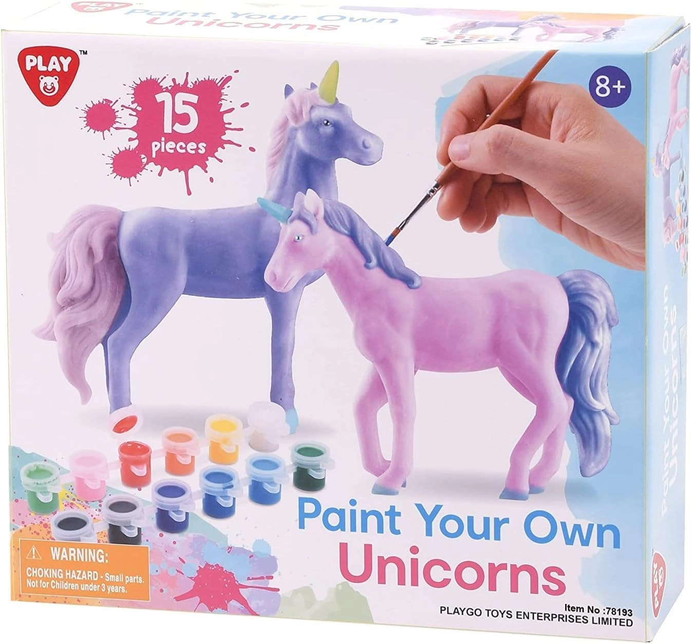 Play and Dream Play Paint Your Own Unicorn Magical - 15-Piece