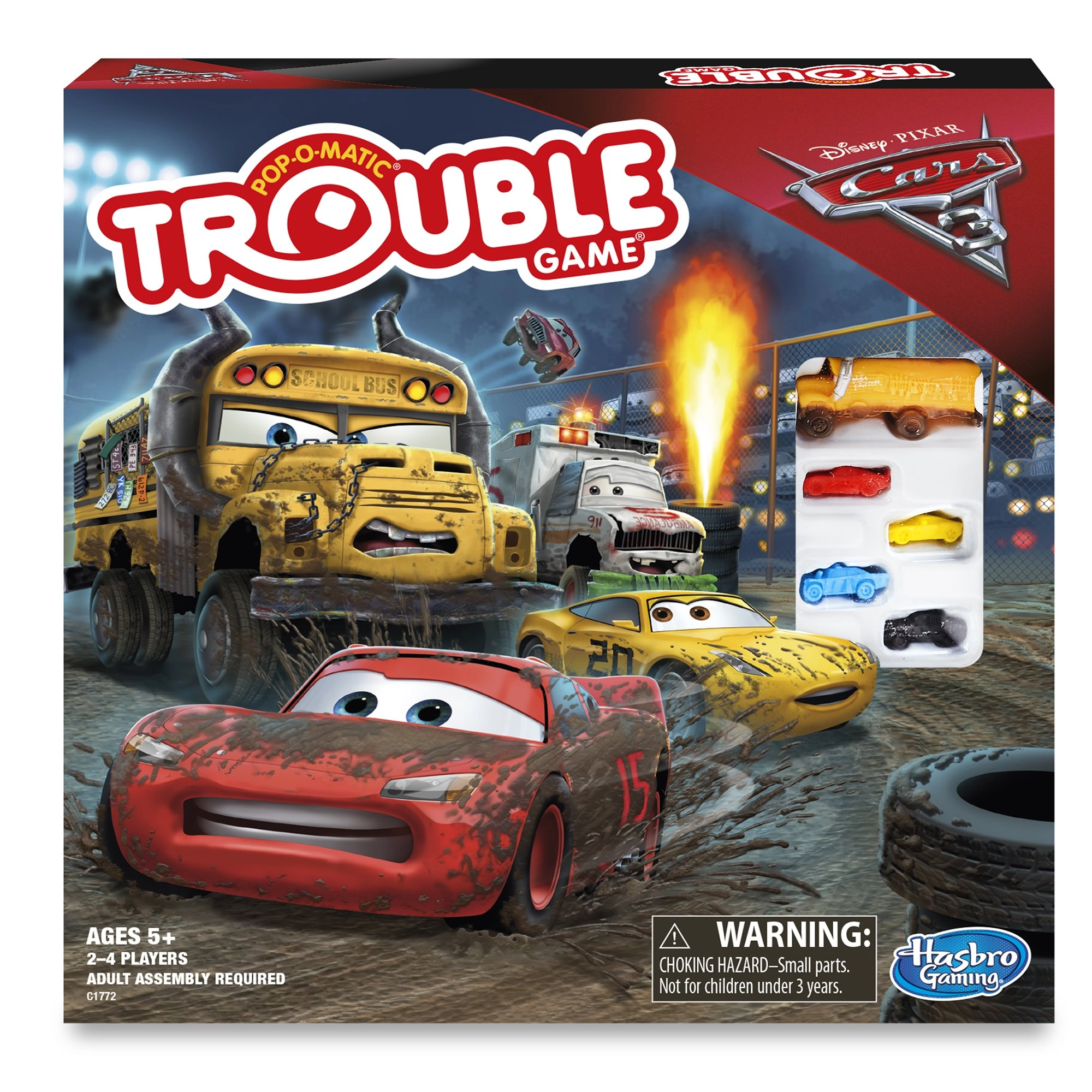 Hasbro Trouble: Cars 3 Themed Edition