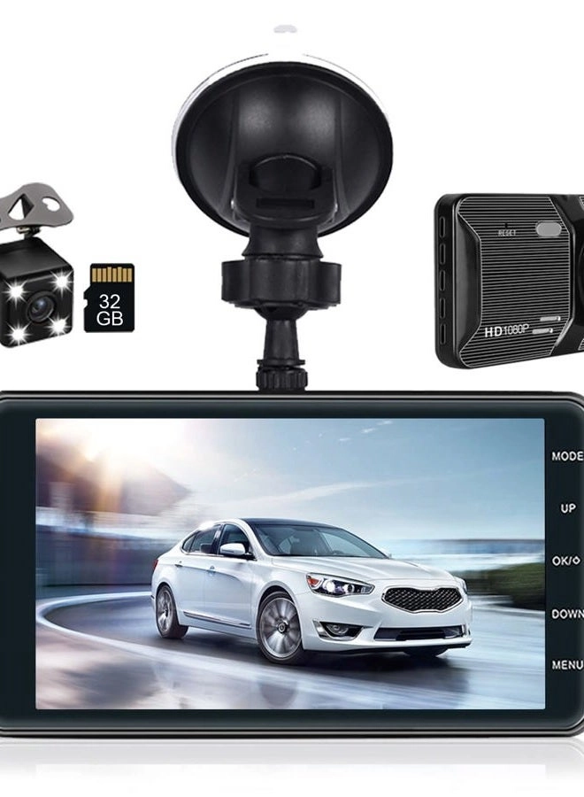 Roinvou Dual Dash Cam - 1080P 30FPS