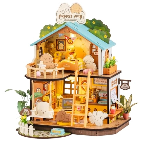 Miniature House Puppy Villa