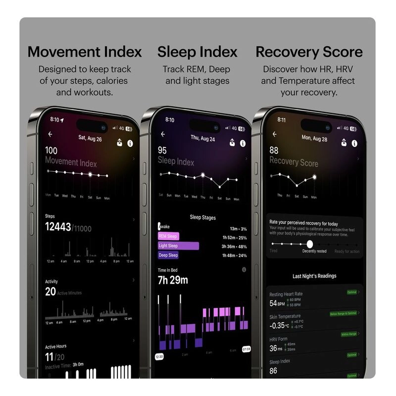Ring AIR - Size 11 Matte Grey