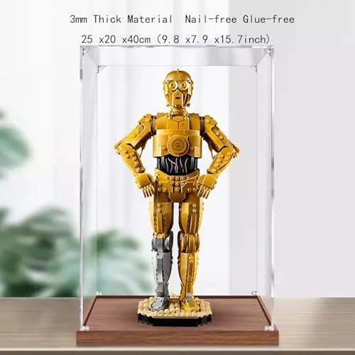 Lego 75398 Display Case - 25 x20 x40cm Clear