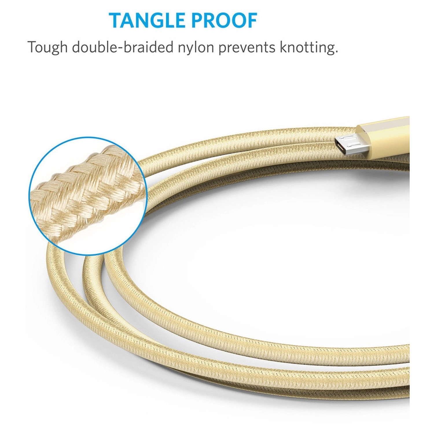 PowerLine+ Micro USB Cable Micro USB to Type A 0.9m