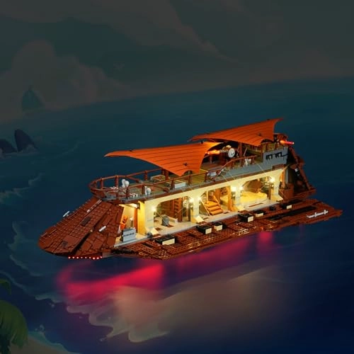 LED Lighting Kit for LEGO Jabba's Sail Barge 75397 - Plastic