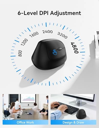 Ergonomic Mouse - 2.4G Bluetooth