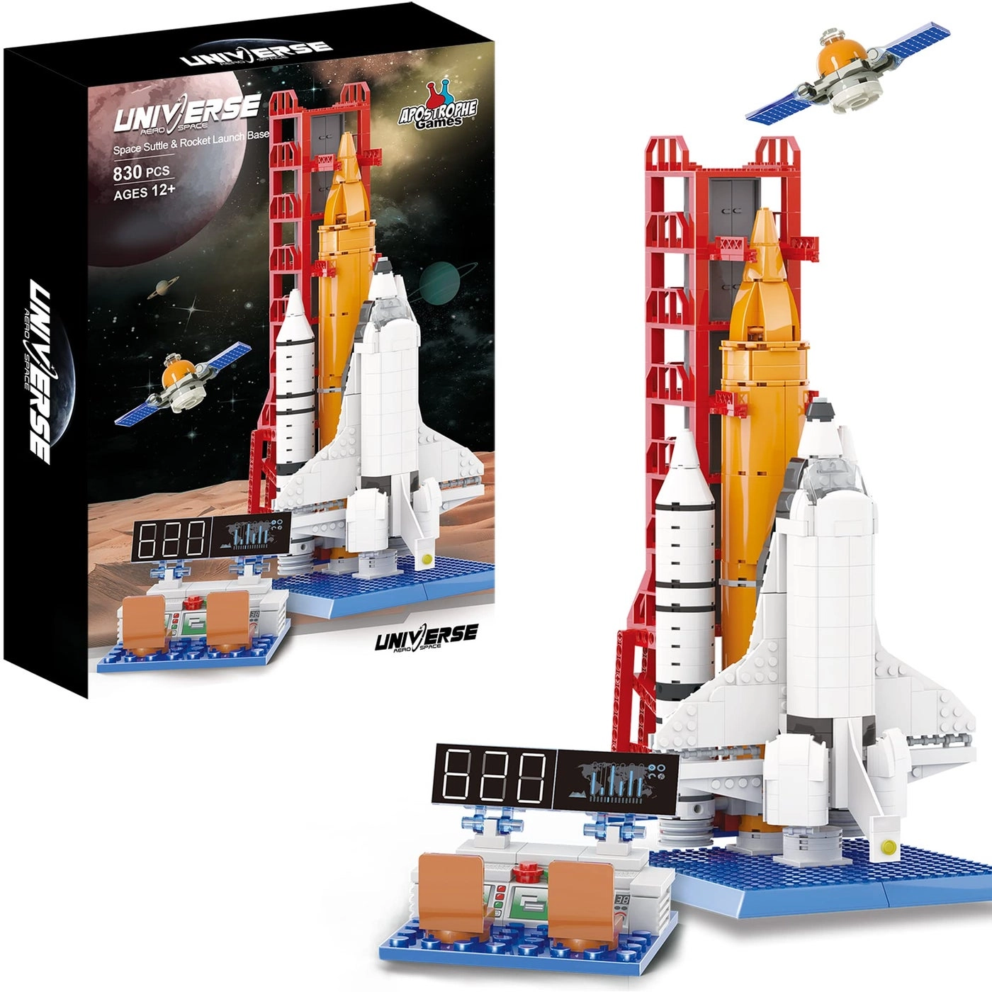 Space Shuttle & Rocket Launch Base - 830pcs