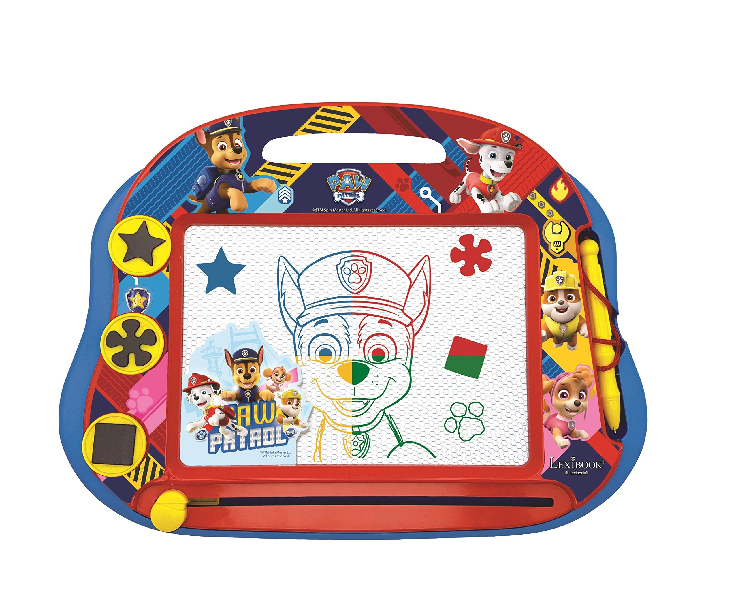 Lexibook Paw Patrol Magic Magnetic Drawing Board - Stylus Pen Stamps