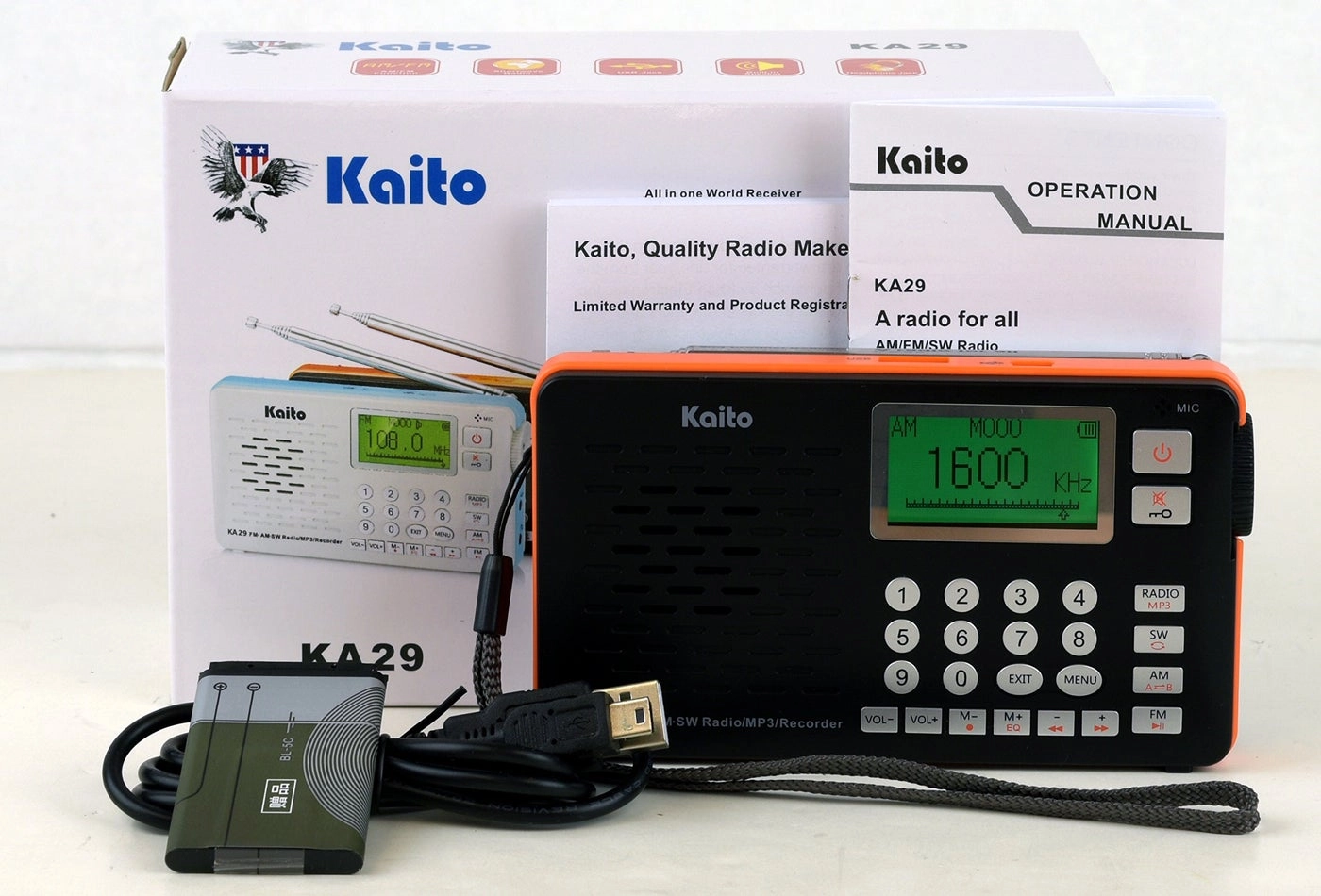 KA29 - World Receiver AM FM SW
