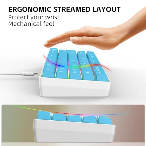 60% Wired Gaming Keyboard - USB-A