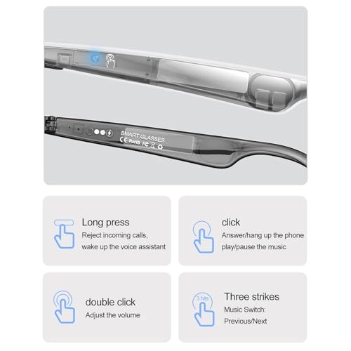 Smart Glasses - Magnetic Charging IP65 UV400